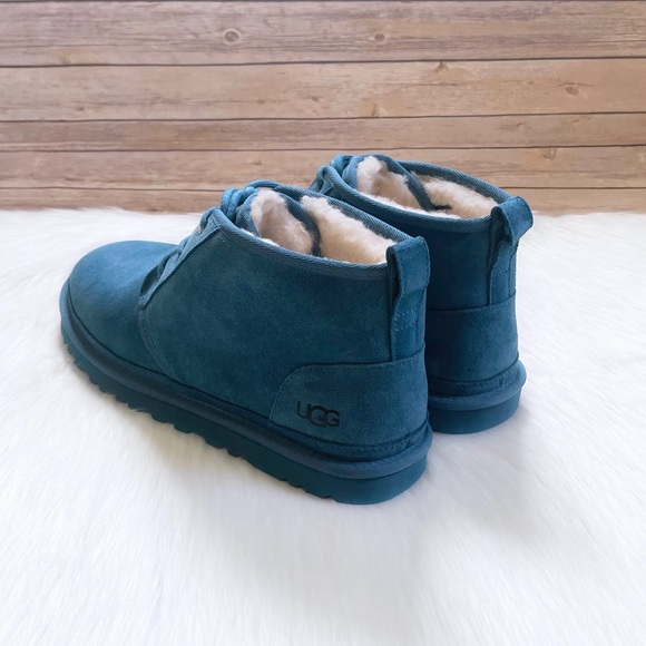 UGG Men’s Blue Neumel Chukka Boots - Picture 2 of 8